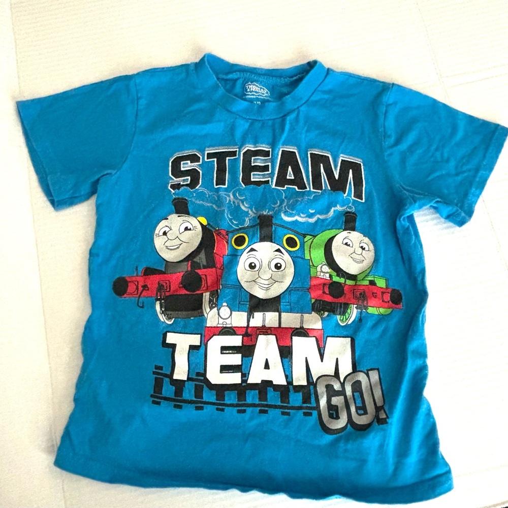 Thomas and Friends boys or girls themed shirt